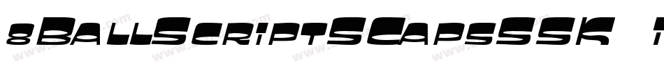 8BallScriptSCapsSSK Italic字体转换